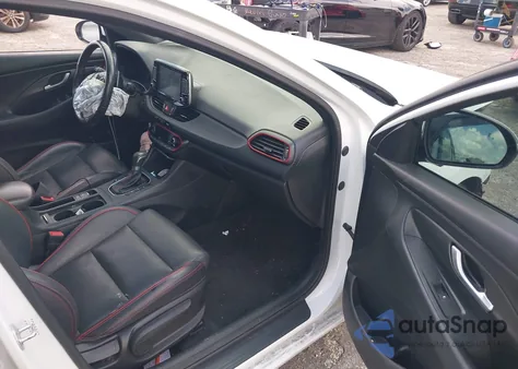 2018 Hyundai Elantra Gt Sport из США, поврежденный, VIN KMHH55LC1JU071429